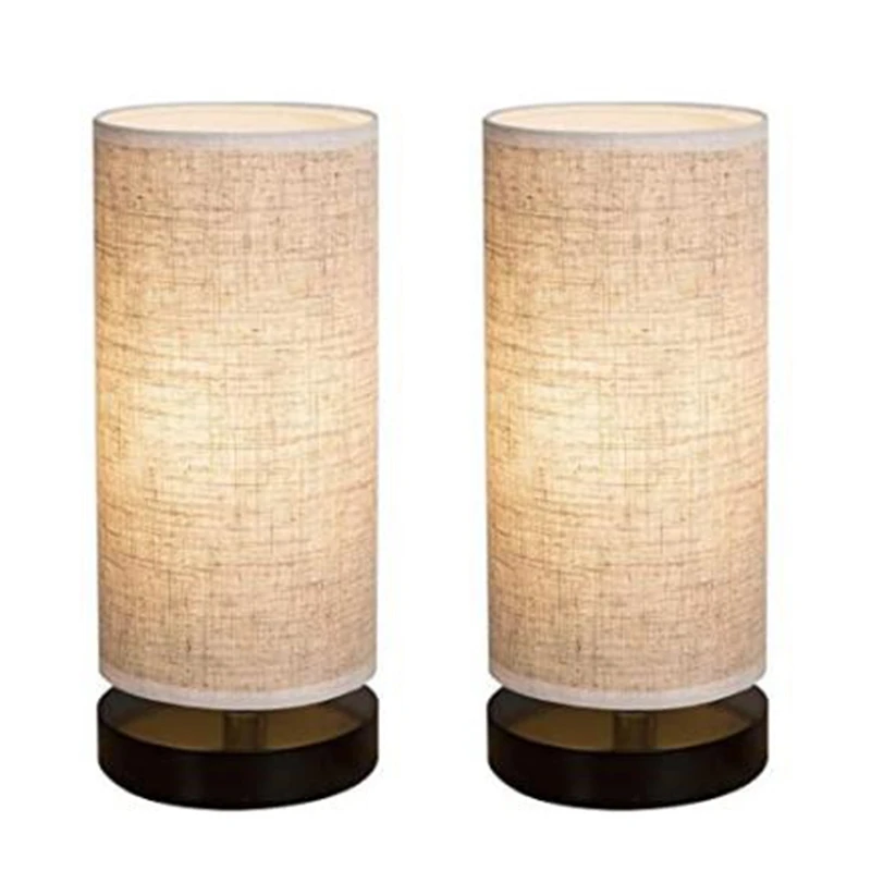 2PCS Bedside Table Lamp, Modern Simple Design Desk Lamp With Cylinder Fabric Shade And Black Base, For Bedroom
2PCS Bedside Table Lamp, Modern Simple Design Desk Lamp With Cylinder Fabric Shade And Black Base, For Bedroom