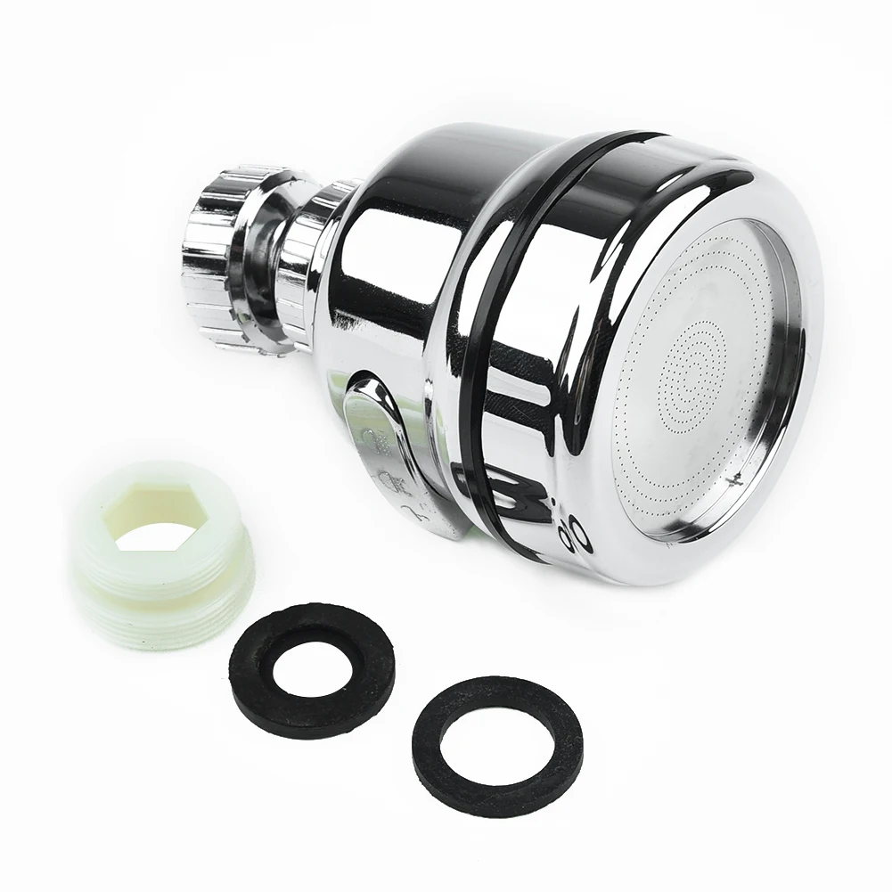 360 Degree Sprayer Rotating Water Saving 2.5 oz (71g) 3.23" (H) x 2.05" 4 adjustable parts Kitchen Nozzle Sprayer
360 Degree Sprayer Rotating Water Saving 2.5 oz (71g) 3.23" (H) x 2.05" 4 adjustable parts Kitchen Nozzle Sprayer