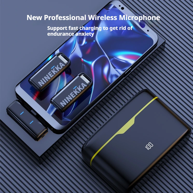 New Professional Wireless Microphone One-to-two Radio Noise Cancelling Mobile Phone Live Lavalier Microphone
New Professional Wireless Microphone One-to-two Radio Noise Cancelling Mobile Phone Live Lavalier Microphone