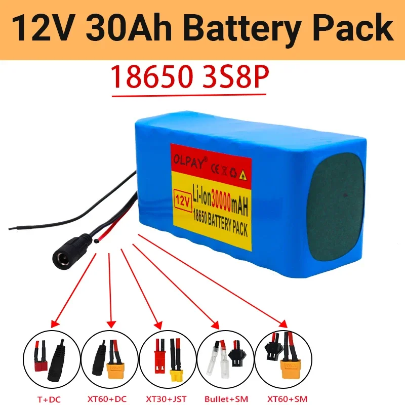 free ShippingBatterie Lithium-ion Portable 3S8P 12V 30Ah 12.6V Rechargeable, Haute Qualité
free ShippingBatterie Lithium-ion Portable 3S8P 12V 30Ah 12.6V Rechargeable, Haute Qualité