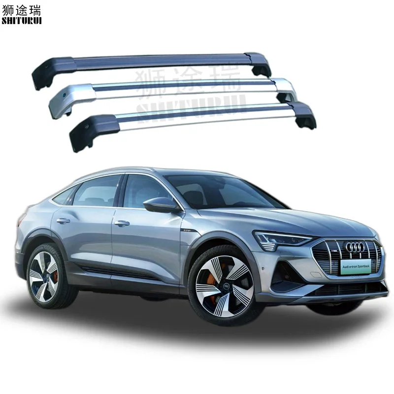 

Кровельные рейки для Audi e-tron Sportback 2020 +, боковые рейки из алюминиевого сплава, поперечные рейки, багажник на крышу, 2 шт.