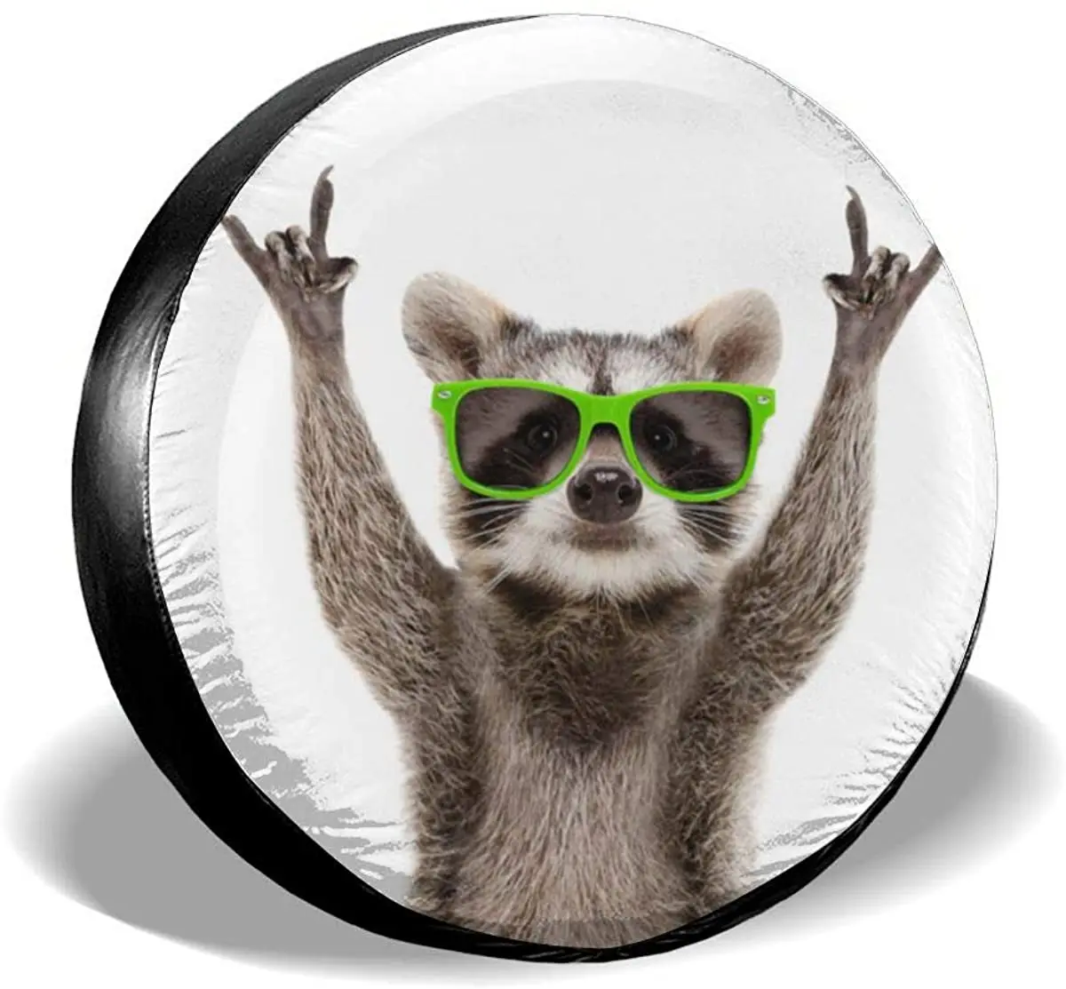 Eson J Spare Tire Cover,Funny Raccoon Green Sunglasses Showing Rock Animals Dust-Proof Waterproof Wheel Covers
Eson J Spare Tire Cover,Funny Raccoon Green Sunglasses Showing Rock Animals Dust-Proof Waterproof Wheel Covers