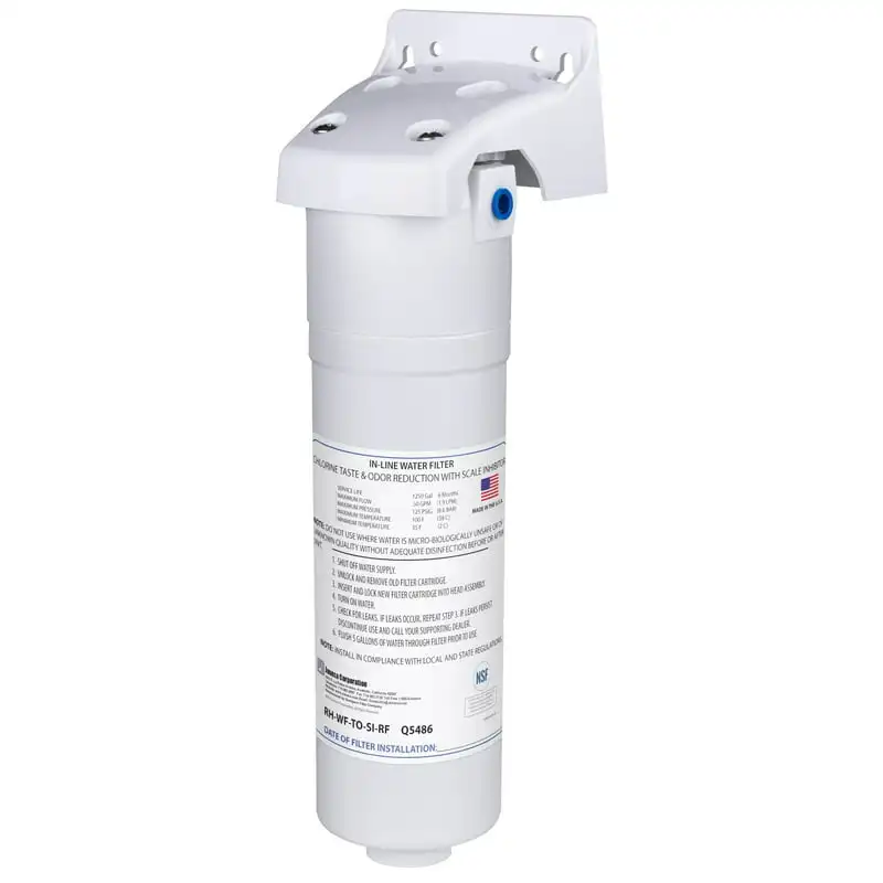 In-Line Water Filter, Removes Chlorine and Bad Odors, Includes 1/4" Connections, Head and Mount, 45-RH-WF-TO-SI
In-Line Water Filter, Removes Chlorine and Bad Odors, Includes 1/4" Connections, Head and Mount, 45-RH-WF-TO-SI