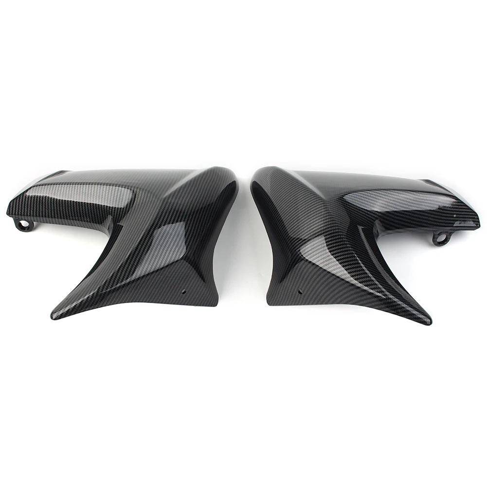 

Carbon Fiber ABS Motorbike Injection Radiator Cover Panel Fairing Left & Right 2Pcs For Kawasaki ER6N 2012 2013 2014 2015 2016