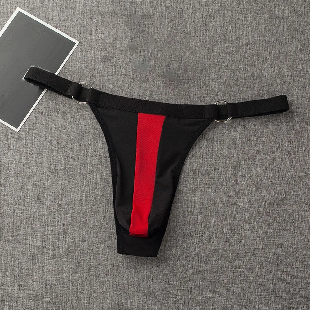 Men's Metal Ring Underwear Thongs G-String Sexy Breathable Mesh Hole Nylon Bikini Briefs Erotic T-back Tanga Underpants Panties
Men's Metal Ring Underwear Thongs G-String Sexy Breathable Mesh Hole Nylon Bikini Briefs Erotic T-back Tanga Underpants Panties