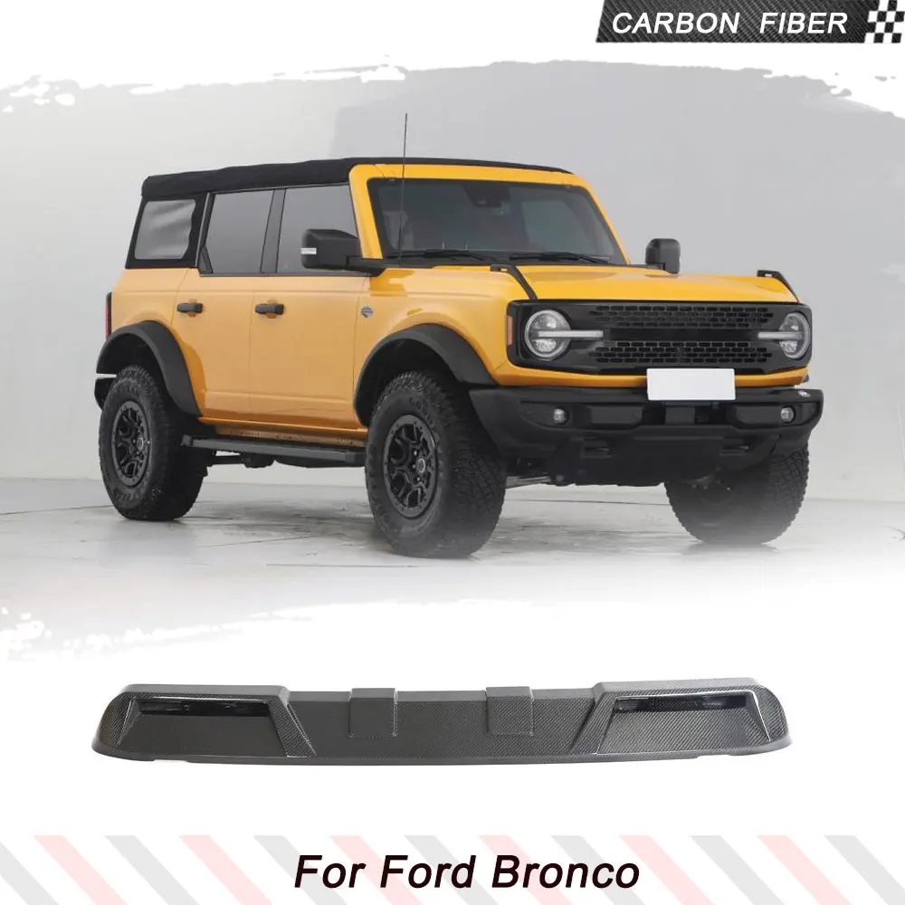 Carbon Fiber Front Roof Spoiler for Ford BRONCO Sport Utility 2D 4D Car Rear Trunk Lip Roof Spoiler Wing
Carbon Fiber Front Roof Spoiler for Ford BRONCO Sport Utility 2D 4D Car Rear Trunk Lip Roof Spoiler Wing