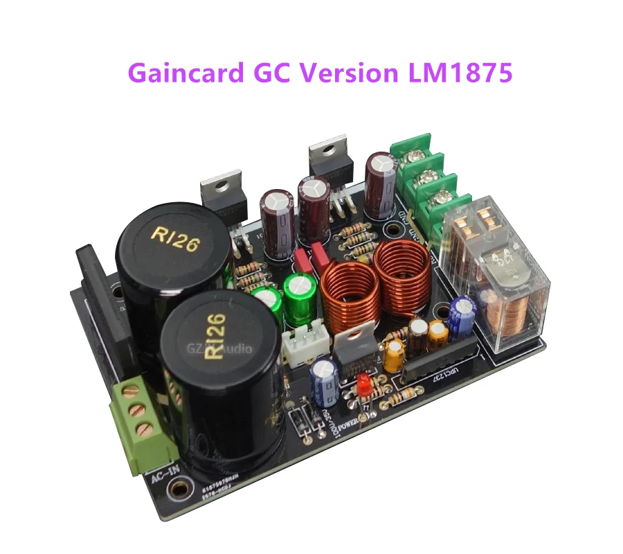 LM1875 Audio Amplifier Board Stereo Amplificador Gaincard GC Version LM1875 Low Distortion AMP Diy Kits AC12X2 To AC22X2
LM1875 Audio Amplifier Board Stereo Amplificador Gaincard GC Version LM1875 Low Distortion AMP Diy Kits AC12X2 To AC22X2