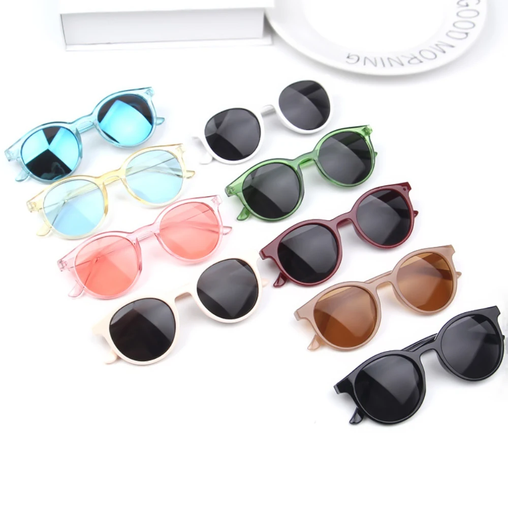 

Children Round Frame Sunglasses Boy Girl Glasses Personality Fashion Party Goggles Outdoors UV Protection Eyeglass Kids Shades