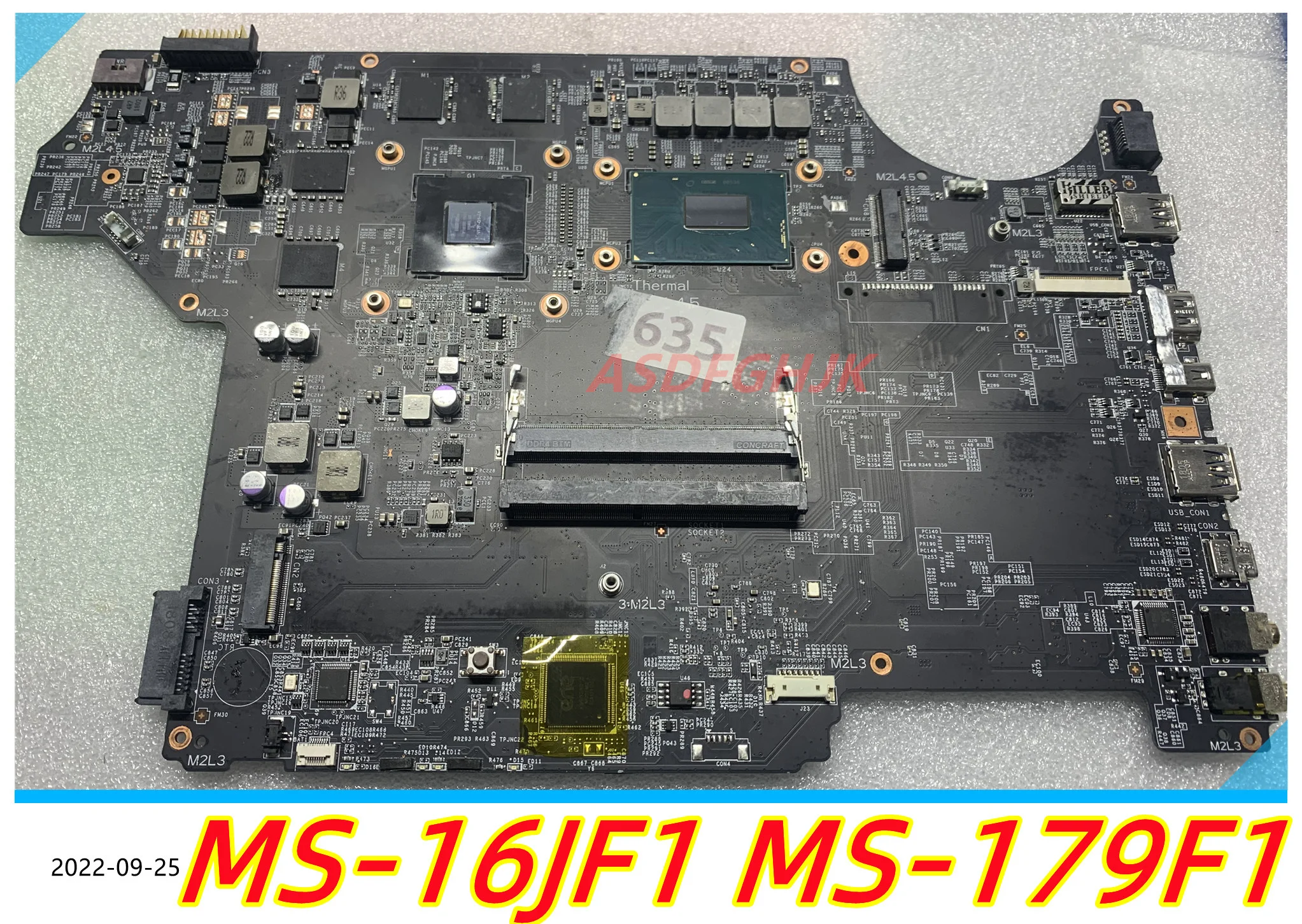 Оригинальная планшетофон для MSI MS-16JF1 GV62 gV72, материнская плата для ноутбука с Ms-16JF Cpu и GTX1050M TI, работает идеально
Оригинальная планшетофон для MSI MS-16JF1 GV62 gV72, материнская плата для ноутбука с Ms-16JF Cpu и GTX1050M TI, работает идеально