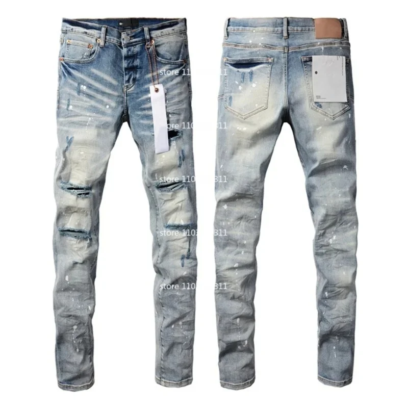 Mens Men Purpleness Jeans Pants Fashion Womens Trends Distressed Black Ripped Biker Slim Motorcycle Sweatpants Streetwear 2024ss
Mens Men Purpleness Jeans Pants Fashion Womens Trends Distressed Black Ripped Biker Slim Motorcycle Sweatpants Streetwear 2024ss
