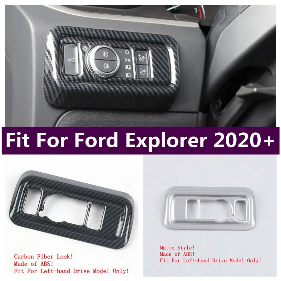 

Налобные фонари, лампы, кнопка переключения, декоративная рамка, обшивка, подходит для Ford Explorer 2020-2023, аксессуары для интерьера