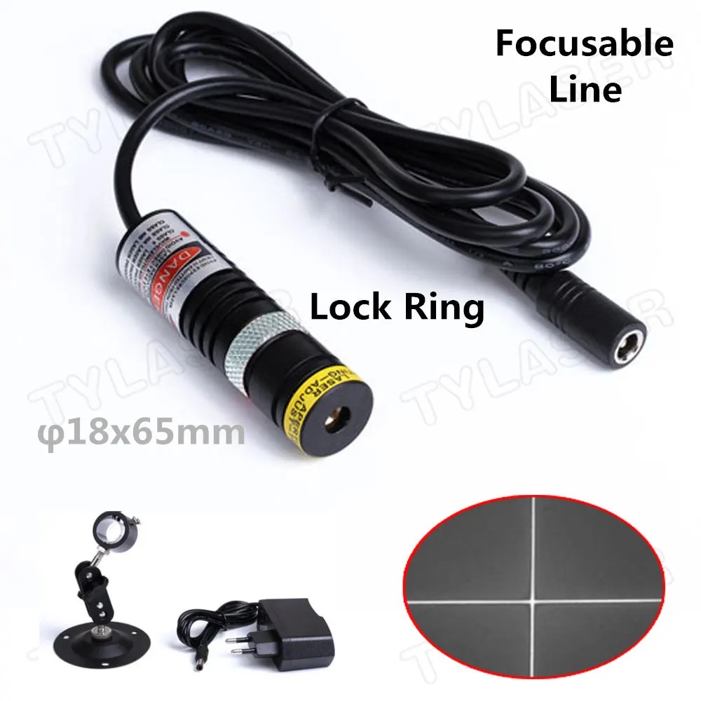 

Glass Lens D18X65mm Focusable 940nm Direct IR Cross Line Laser 30mW 50mW 100mW 200mW 300mW Laser Module for Cutting Positioning