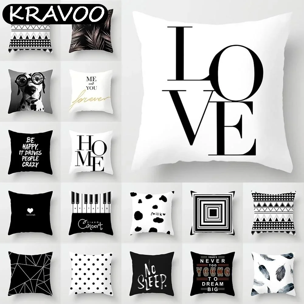 New Fashion Decorative Pillowcase Black/White Geometric Cushion Cover Pillow Case For Living Room Square Home Decor Funda Cojín
New Fashion Decorative Pillowcase Black/White Geometric Cushion Cover Pillow Case For Living Room Square Home Decor Funda Cojín
