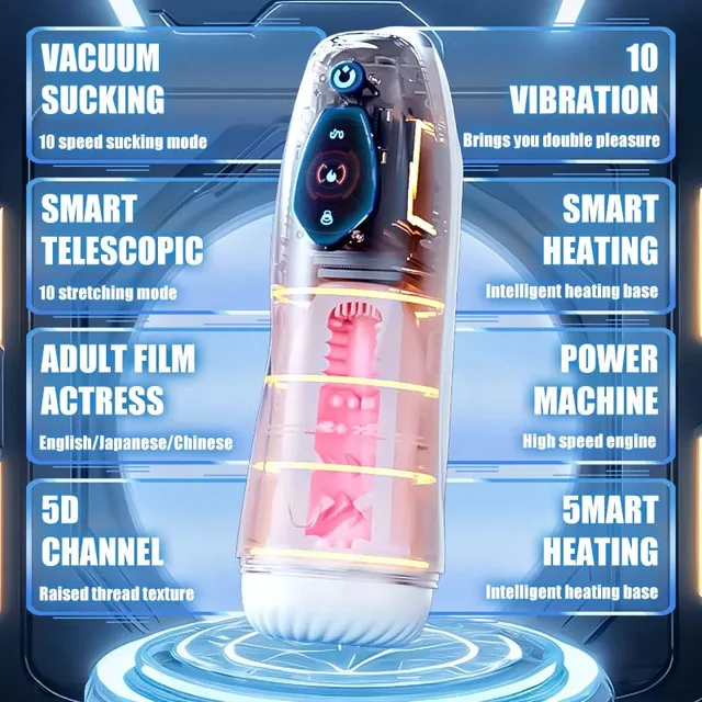 Tasse de masturbation automatique pour hommes, masturbation du jaune d'oeuf, jouets sexuels pour hommes, vagin, fellation, vibrateur, masturb, jouets pour adultes, 6 en 1 2