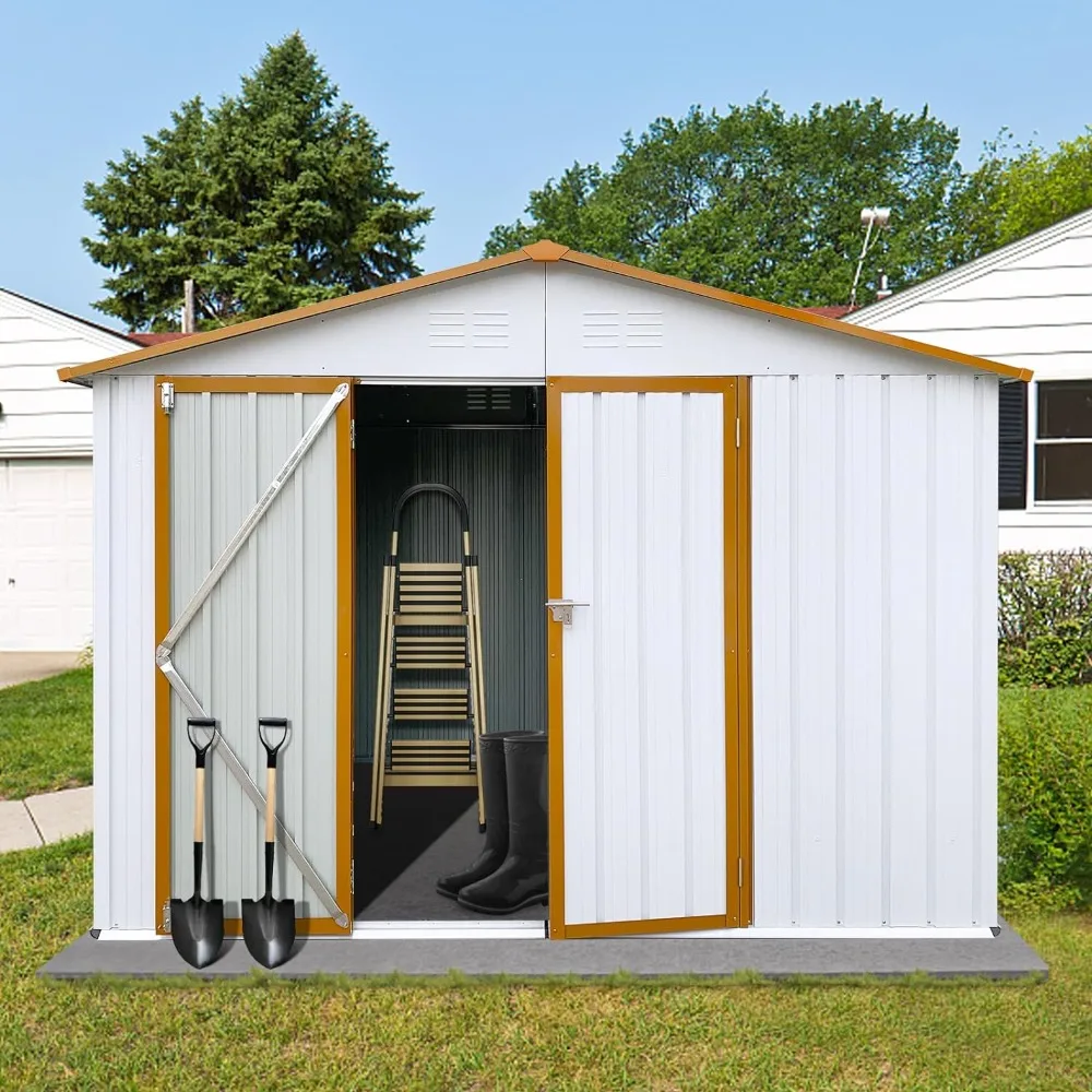 8 x 6 FT Sheds & Outdoor Storage, Outdoor Storage Shed, Metal Garden Tool Shed, Outside Sheds & Outdoor Storage Galvanized Steel
8 x 6 FT Sheds & Outdoor Storage, Outdoor Storage Shed, Metal Garden Tool Shed, Outside Sheds & Outdoor Storage Galvanized Steel