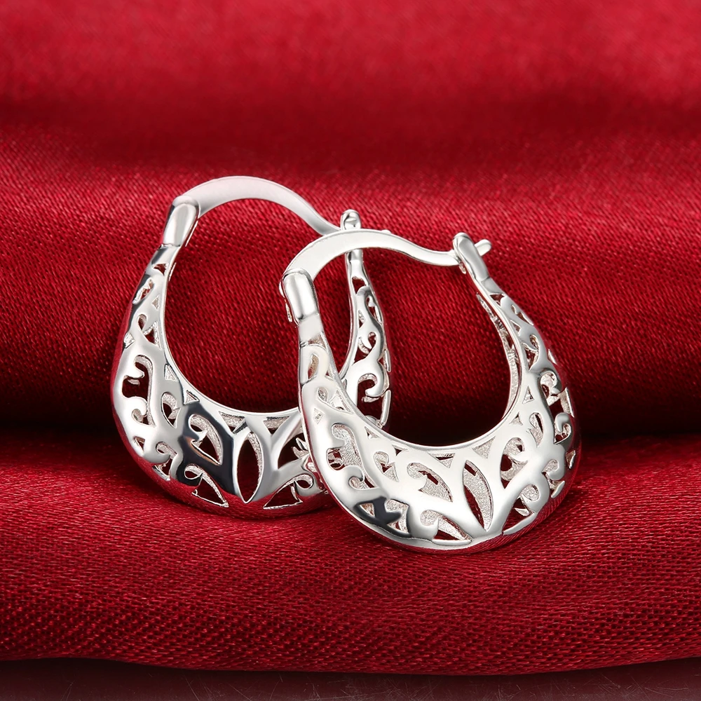 Hot Trendsetter 925 Sterling Silver Pretty Carved Drop Earrings for Women High Quality Party Wedding Jewelry Christmas Gifts
Hot Trendsetter 925 Sterling Silver Pretty Carved Drop Earrings for Women High Quality Party Wedding Jewelry Christmas Gifts