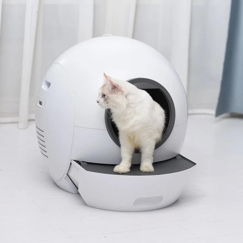 

ELS PET Intelligent Automatic Cat Litter Box Smart Wi-Fi Control Drawer Type Fully Closed Anti Splash Self Cleaning Toilette