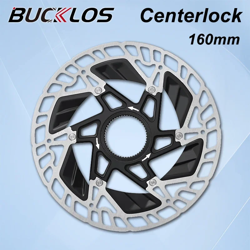 

BUCKLOS Centerlock Brake Rotors 160mm Road Mountain Bike Hydraulic Brake Rotors Ultralight Bicycle Center Lock Rotor Mtb Parts