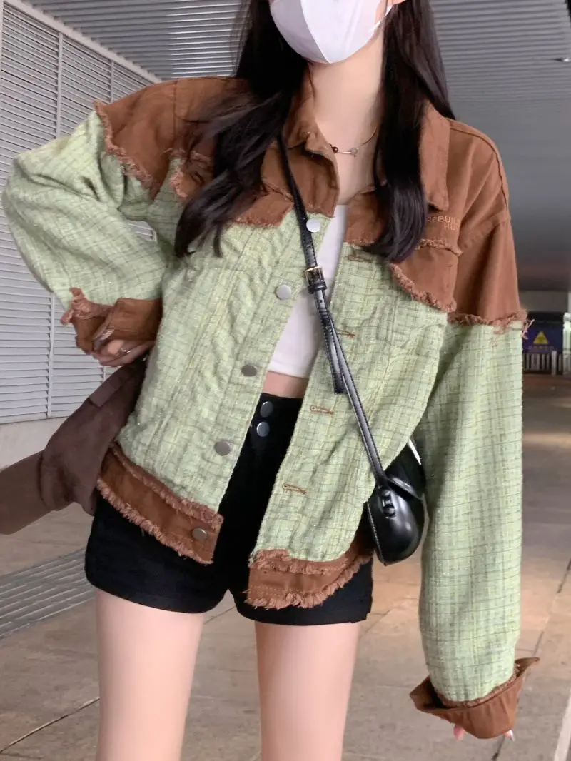 2022 Women's Denim Jacket Three Bids Separate to The Minority Splicing Free Shipping
2022 Women's Denim Jacket Three Bids Separate to The Minority Splicing Free Shipping