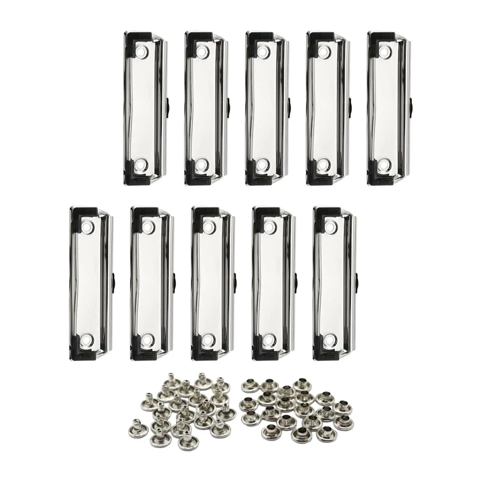 10Pcs Office Low Profile Clipboard Clips, Document Board Clips, Hardware Clipboard Clamps, Metal Clipboard Clips for Home
10Pcs Office Low Profile Clipboard Clips, Document Board Clips, Hardware Clipboard Clamps, Metal Clipboard Clips for Home