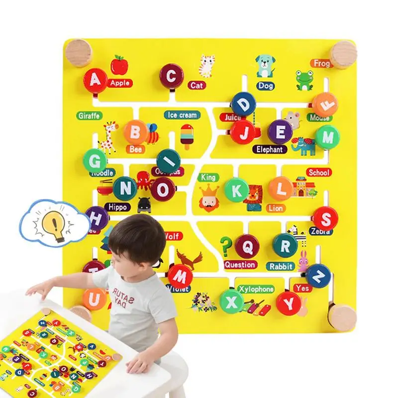 Wooden Puzzle Activity Board Wooden Maze Board Game Toy Montessori Fine Motor Skills Activity Matching Board Learning
Wooden Puzzle Activity Board Wooden Maze Board Game Toy Montessori Fine Motor Skills Activity Matching Board Learning