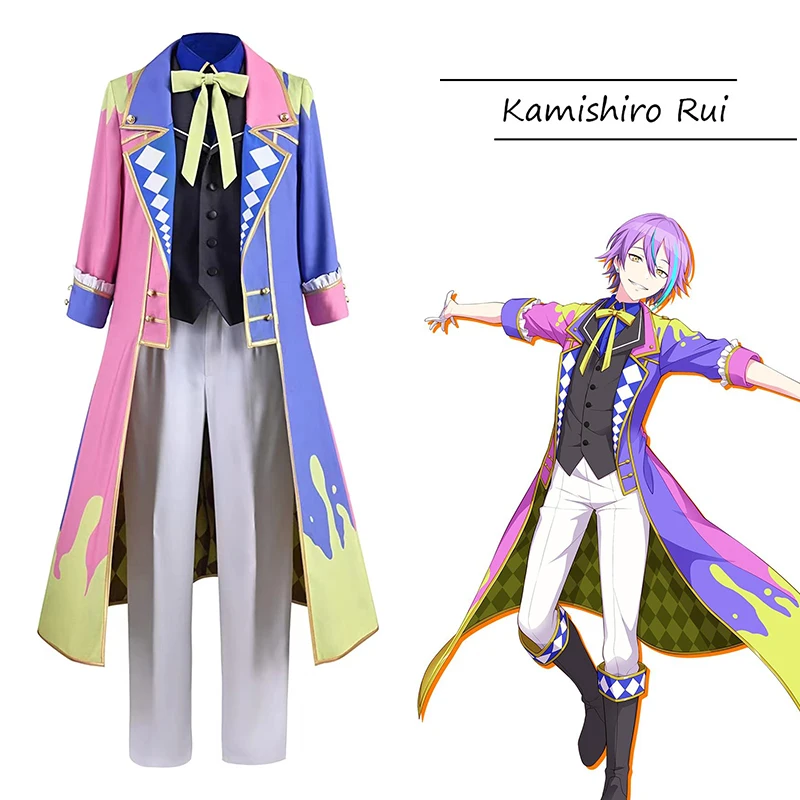 

Kamishiro Rui Cosplay Project Sekai Colorful Stage! Feat Wonderlands×Showtime Cosplay Costume Wig Full Suit Halloween Clothing