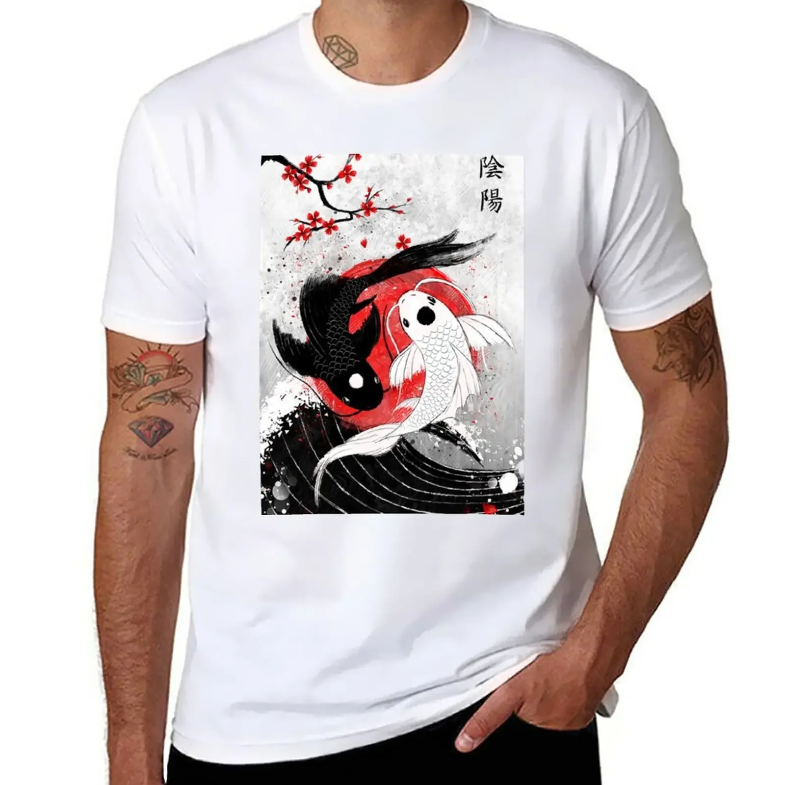 

Koi Fishes T-Shirt Blouse customs t shirts for men
