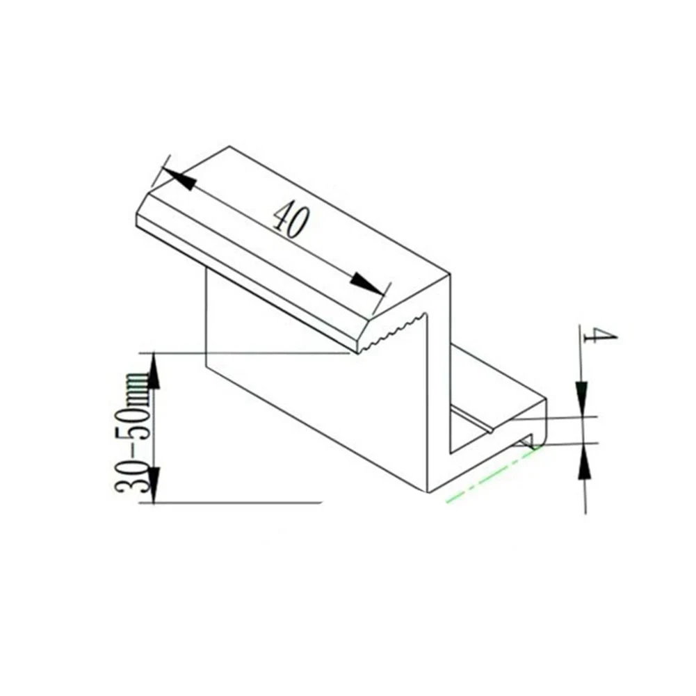 Light Weight Convenient Transportation 35mm And 40mm End Clamp Solar Panel End Clamp High Corrosion Resistance
Light Weight Convenient Transportation 35mm And 40mm End Clamp Solar Panel End Clamp High Corrosion Resistance