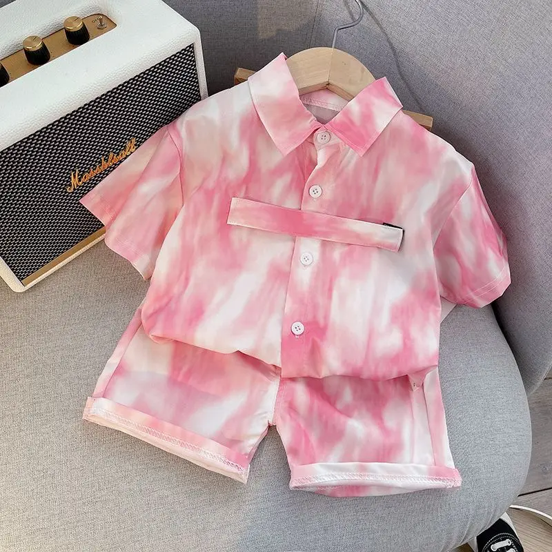 Boys 2024 Summer New Short Sleeved Shirt Set Childrens Fashion Shirt Shorts Boys Two Piece Set Trendy
Boys 2024 Summer New Short Sleeved Shirt Set Childrens Fashion Shirt Shorts Boys Two Piece Set Trendy