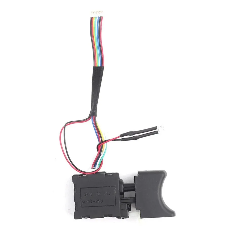 Power Tools Trigger Switch Black Controller Drill Switch Electric Plastic + Metal Replacement Switch Tool 7.2V-24V FA2-16/1WEK
Power Tools Trigger Switch Black Controller Drill Switch Electric Plastic + Metal Replacement Switch Tool 7.2V-24V FA2-16/1WEK