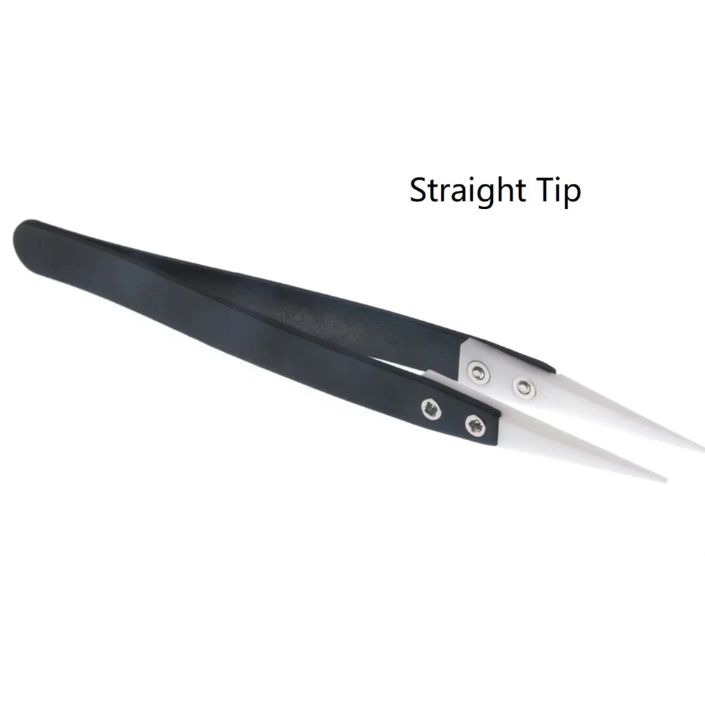 Ceramic Tweezers Reverse Tweezers High Temperature Silver And Black Solder Resistant Stainless Steel + Ceramic
Ceramic Tweezers Reverse Tweezers High Temperature Silver And Black Solder Resistant Stainless Steel + Ceramic