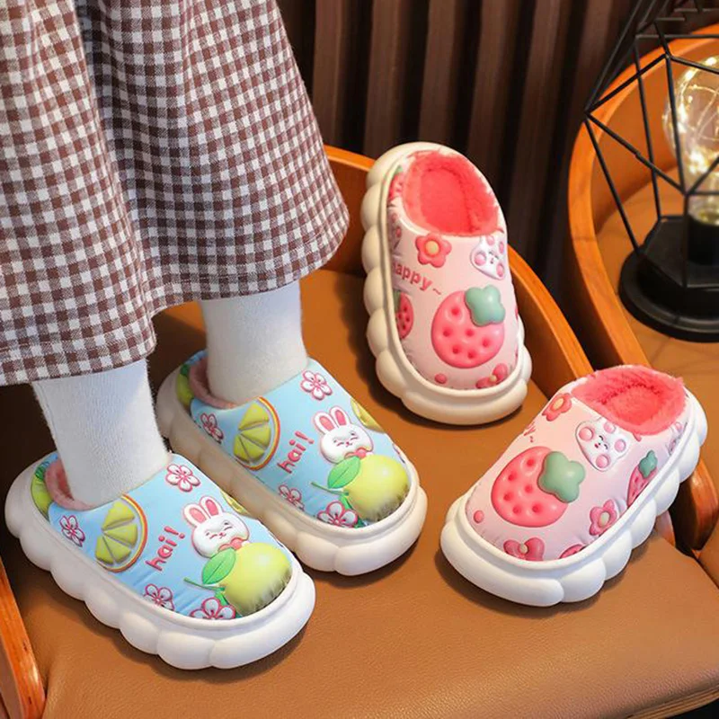 Winter Children Slippers PU Waterproof Leather Cotton Slippers Girls Warm Home Shoes Indoor Children Plush Slippers
Winter Children Slippers PU Waterproof Leather Cotton Slippers Girls Warm Home Shoes Indoor Children Plush Slippers