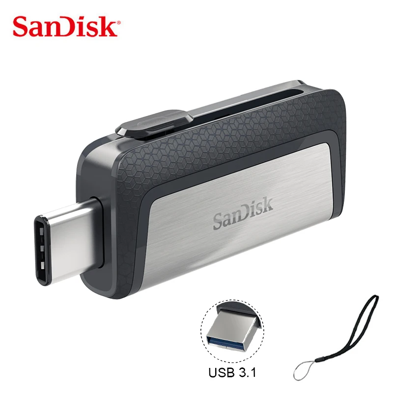 

SanDisk SDDDC2 Dual OTG Pendrive 128GB 256GB Type-C USB Flash Drive 64GB 32GB 16GB Pen Drive 150M/s USB 3.1 USB Stick