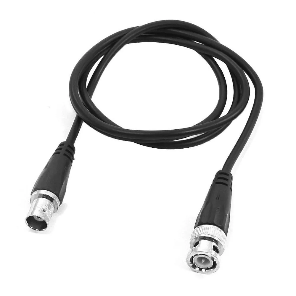 

1M BNC Male to Female Plug CCTV Extension Coaxial Line Cable Male to Male Security Monitoring 0.5m 2m 3m 5m 3.3ft Long Black
