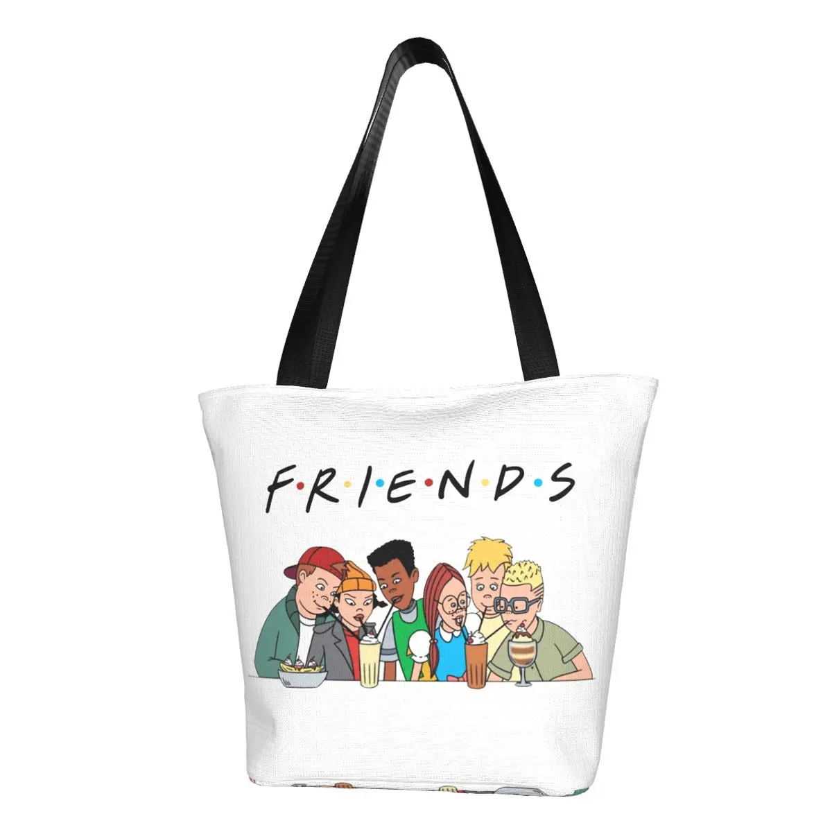 Recycling Friends Tv Show Shopping Bag Women Shoulder Canvas Tote Bag Durable Groceries Shopper Bags
Recycling Friends Tv Show Shopping Bag Women Shoulder Canvas Tote Bag Durable Groceries Shopper Bags