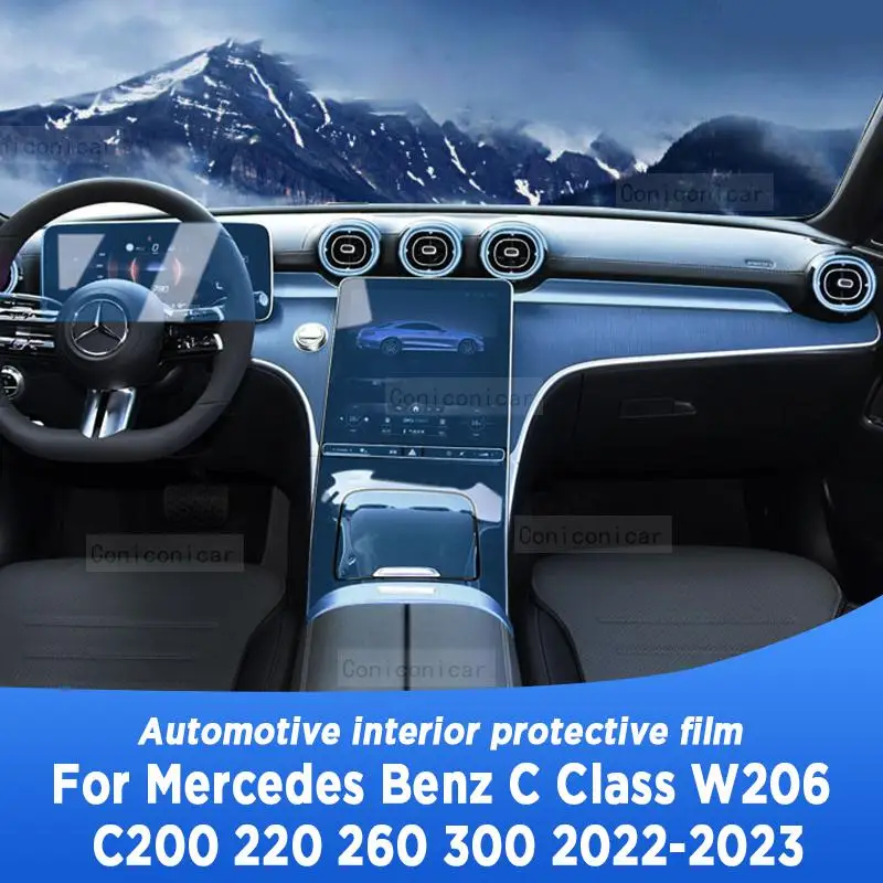 For Mercedes Benz C Class W206 C200 220 260 300 2022 Gearbox Panel Navigation Automotive Interior Protective Film Anti-Scratch
For Mercedes Benz C Class W206 C200 220 260 300 2022 Gearbox Panel Navigation Automotive Interior Protective Film Anti-Scratch