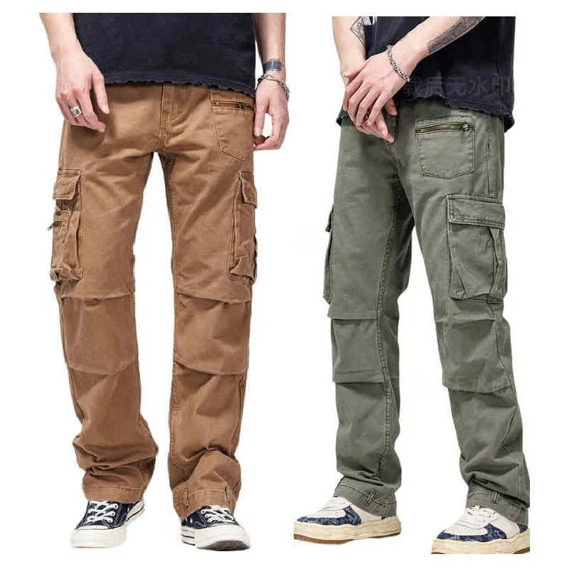 American Street Multi Pocket Jeans Men's High Street Loose Straight Workwear Pants Wide Leg Trousers
American Street Multi Pocket Jeans Men's High Street Loose Straight Workwear Pants Wide Leg Trousers
