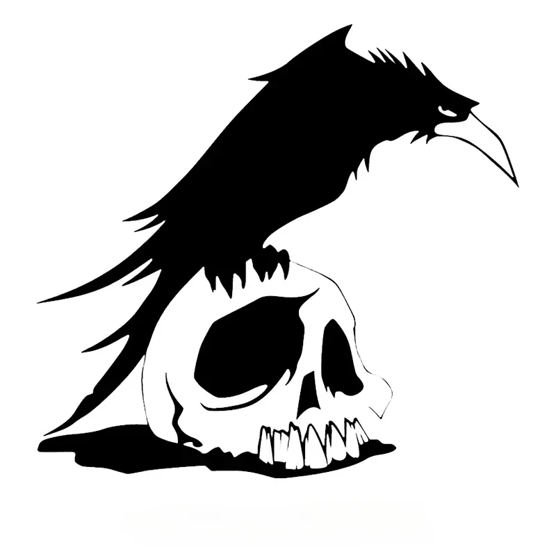 Various Sizes Vinyl Decal Raven and Skull Car Sticker Waterproof Auto Decors on Truck Bumper Rear Window
Various Sizes Vinyl Decal Raven and Skull Car Sticker Waterproof Auto Decors on Truck Bumper Rear Window