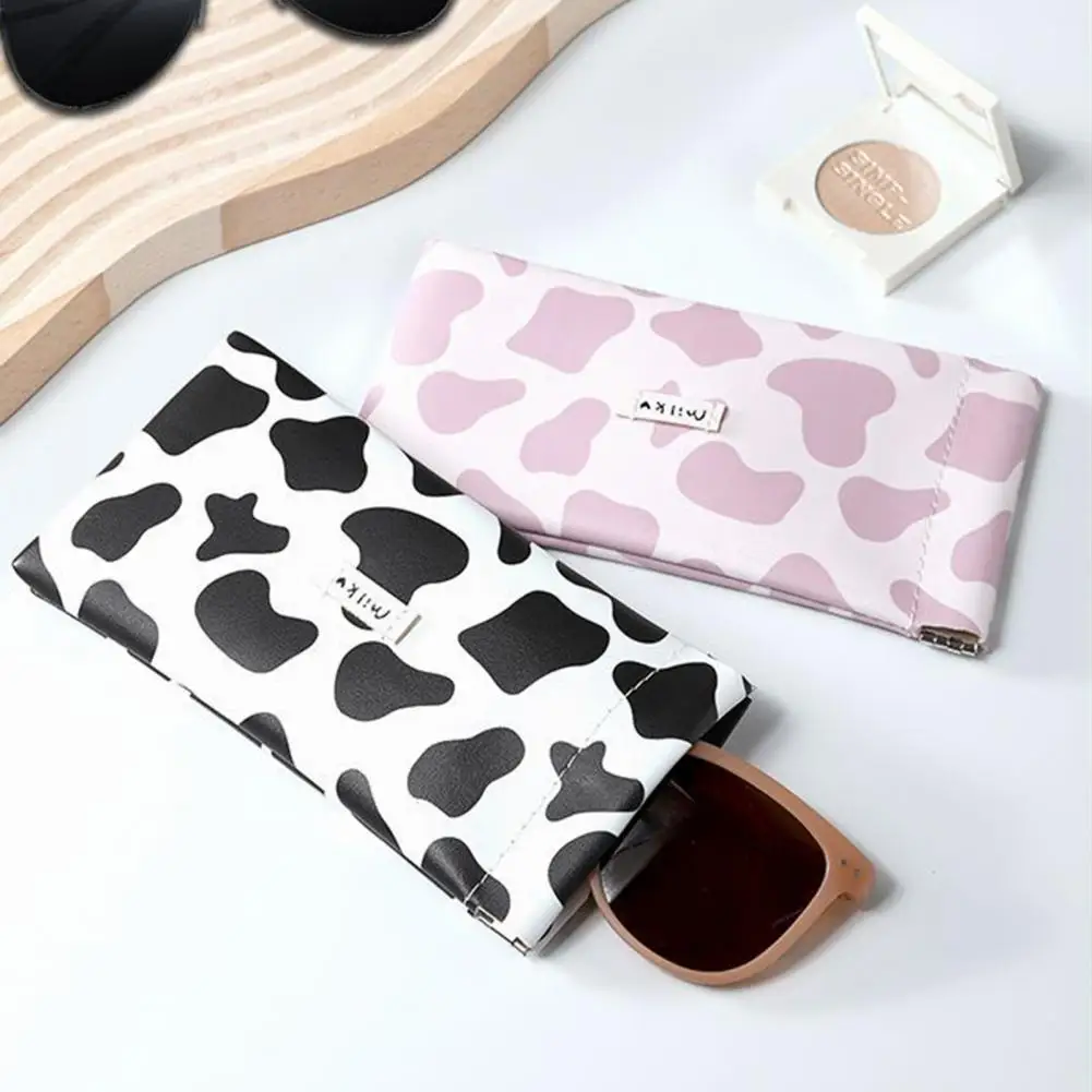 Cute Cartoon Leather Cow Glasses Bag Waterproof Sun Glasses Pouch Eyewear Makeup Brushes Data Cables Storage Bags Makeup Bag
Cute Cartoon Leather Cow Glasses Bag Waterproof Sun Glasses Pouch Eyewear Makeup Brushes Data Cables Storage Bags Makeup Bag