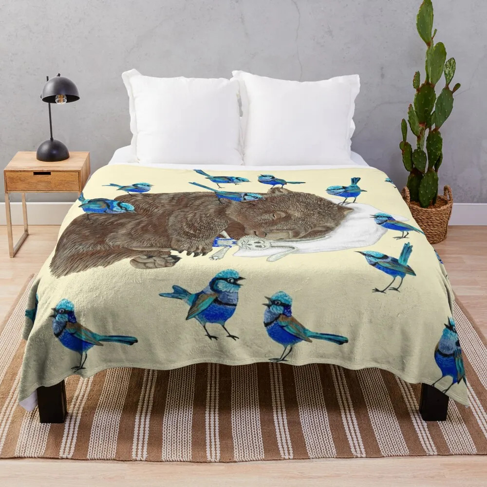 

Плед Wombat, покрывала для кровати, средние пушистые одеяла
