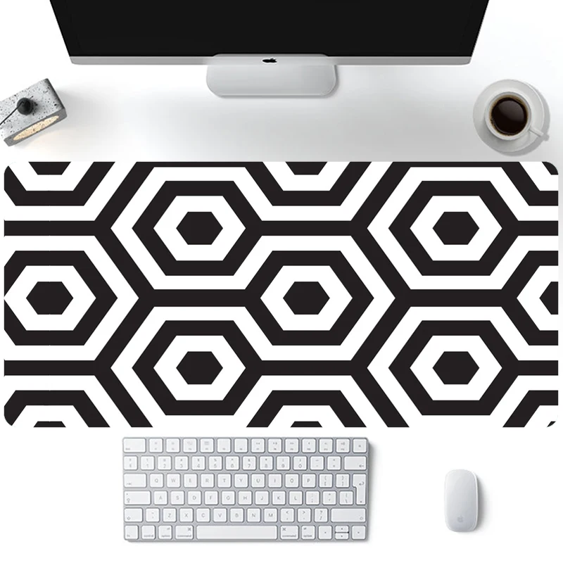 Hexagon Pattern Mouse Geometric Trellis Polygon Non-Slip Rubber Base Mousepad for Computer Laptop PC Gaming Working Office
Hexagon Pattern Mouse Geometric Trellis Polygon Non-Slip Rubber Base Mousepad for Computer Laptop PC Gaming Working Office