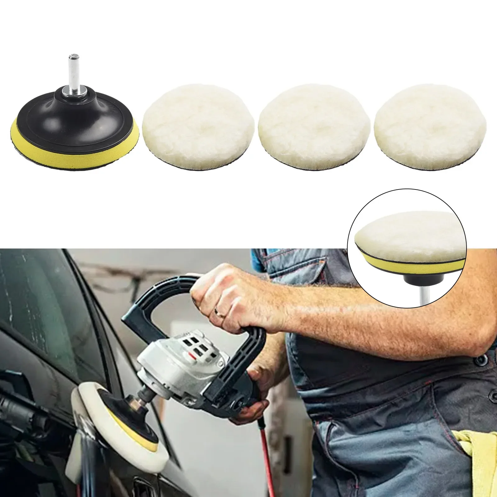 5Pcs Wool Polishing Pads 4Inch Car Waxing Polishing Disc Electric Drill Buffing Wheel For Car Paint Care Polisher Pads
5Pcs Wool Polishing Pads 4Inch Car Waxing Polishing Disc Electric Drill Buffing Wheel For Car Paint Care Polisher Pads
