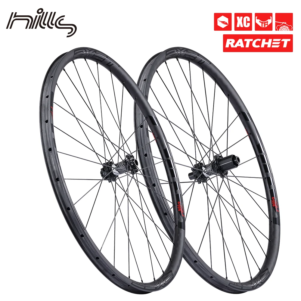 

RYET Carbon MTB wheelset 29er XC AM Mountain Bike Wheels Boost Clincher Tubeless Ready Carbon rims 15*110 12*148 Bicycle Parts