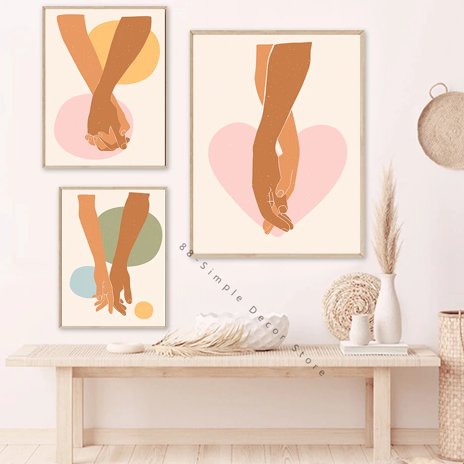 Abstract Hands Holding Hand Love Contemporary Wall Art Posters Prints Nordic Canvas Painting Picture Room Home Decor
Abstract Hands Holding Hand Love Contemporary Wall Art Posters Prints Nordic Canvas Painting Picture Room Home Decor