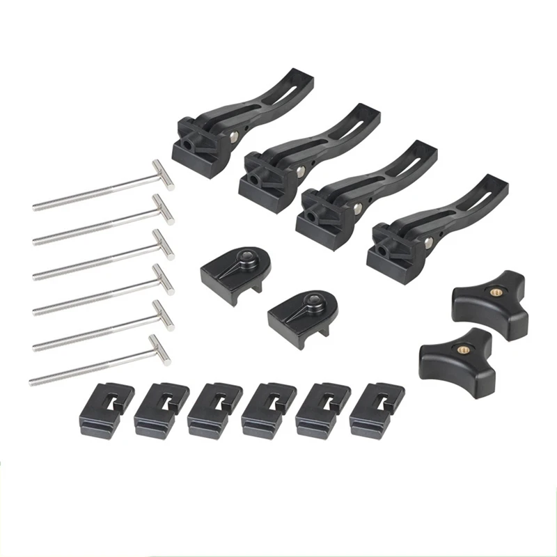 Зажим для крепления крышки пикапа тройного сложения, Т-образный болт
Зажим для крепления крышки пикапа тройного сложения, Т-образный болт