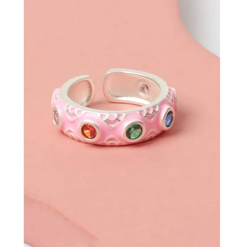 Уличное фото нишевое дизайнерское розовое кольцо с красочным металлическим дизайном из циркония кольцо для девушки лучший друг женское кольцо для пары
Уличное фото нишевое дизайнерское розовое кольцо с красочным металлическим дизайном из циркония кольцо для девушки лучший друг женское кольцо для пары