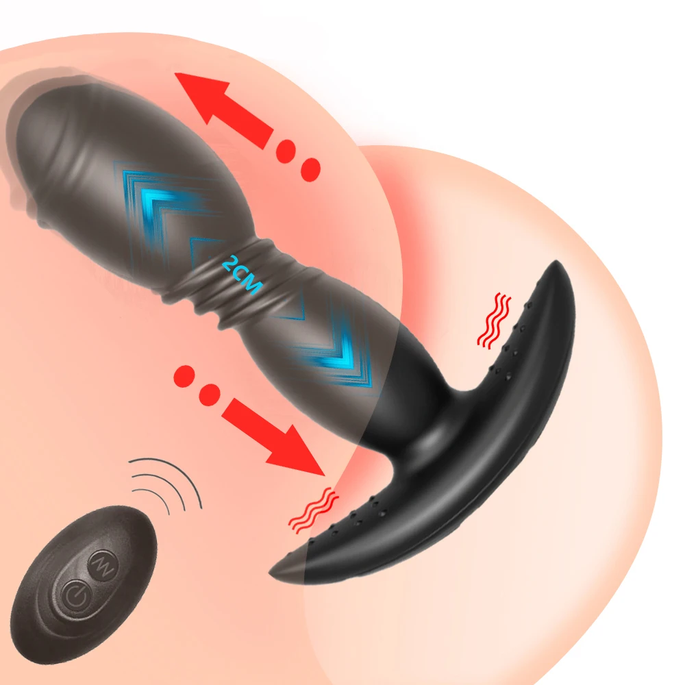 Телескопический Анальный Вибратор