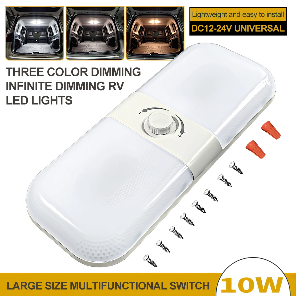 Interior Ceiling Light Cabinet Light DC12V 24V 120 Leds Dimmable Car Reading Light Interior Roof Lamp for RV Camper Trailer Boat
Interior Ceiling Light Cabinet Light DC12V 24V 120 Leds Dimmable Car Reading Light Interior Roof Lamp for RV Camper Trailer Boat