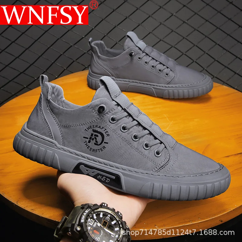 Кроссовки Wnfsy мужские парусиновые, дышащие кеды, Повседневная прогулочная обувь на плоской подошве, Нескользящие, Классическая обувь для бега, большие размеры
Кроссовки Wnfsy мужские парусиновые, дышащие кеды, Повседневная прогулочная обувь на плоской подошве, Нескользящие, Классическая обувь для бега, большие размеры