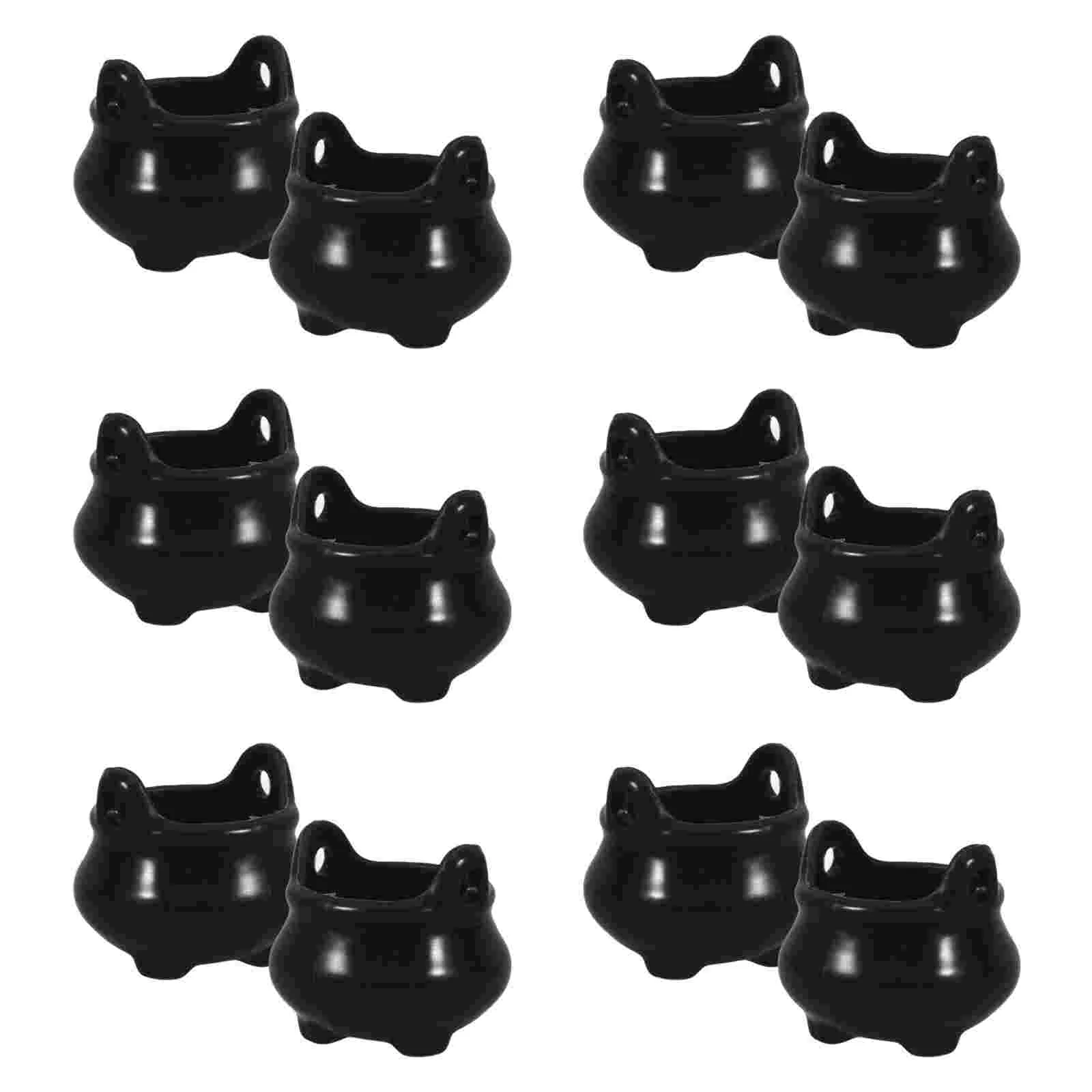 20 Pcs Cauldron Halloween Witch Boiler Water Kettle Plastic Miniature House Accessories
20 Pcs Cauldron Halloween Witch Boiler Water Kettle Plastic Miniature House Accessories